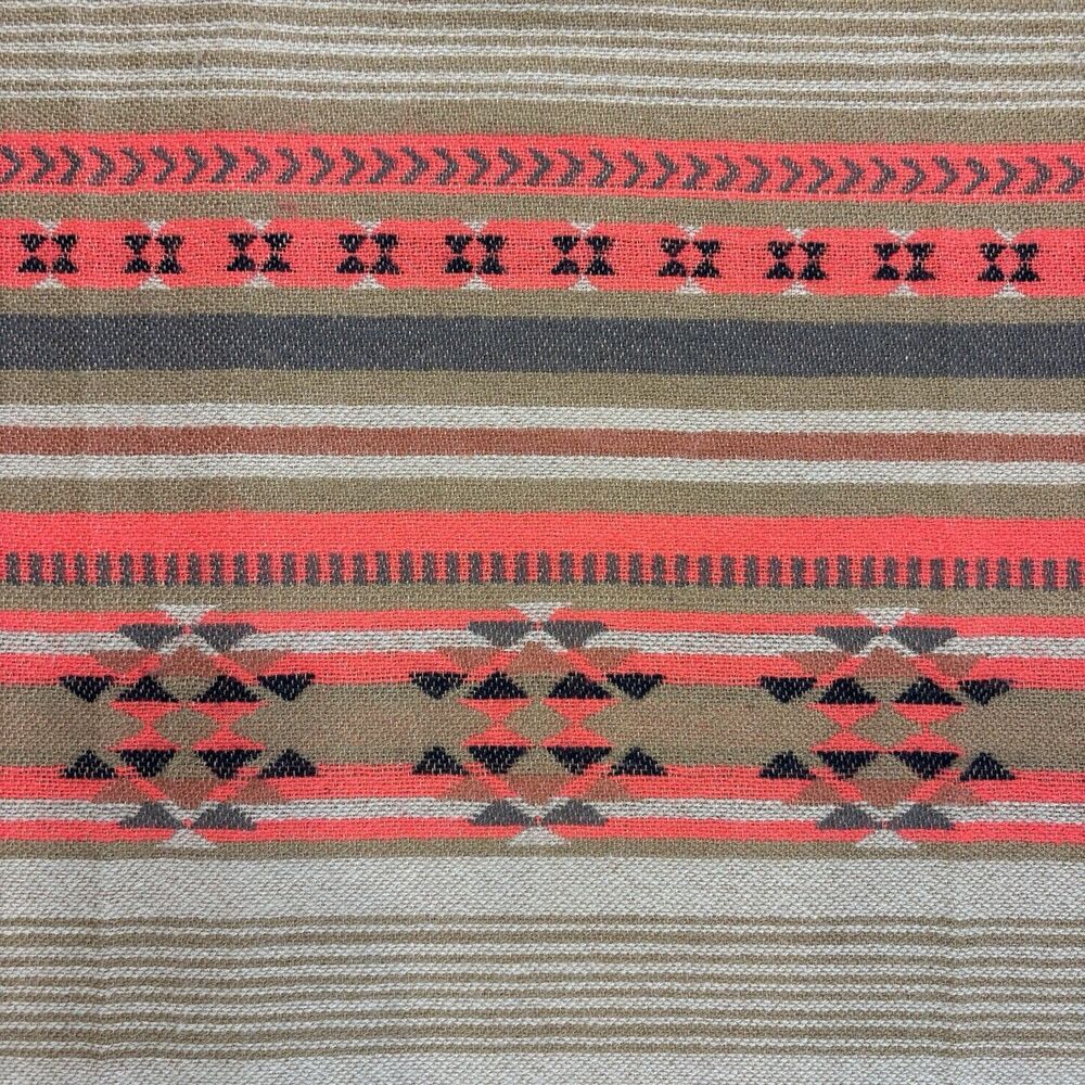 H&M Scarf Shawl Aztec Cowboy Boho Western Oversized Fringe Cozy Festival Rodeo - Picture 3 of 10